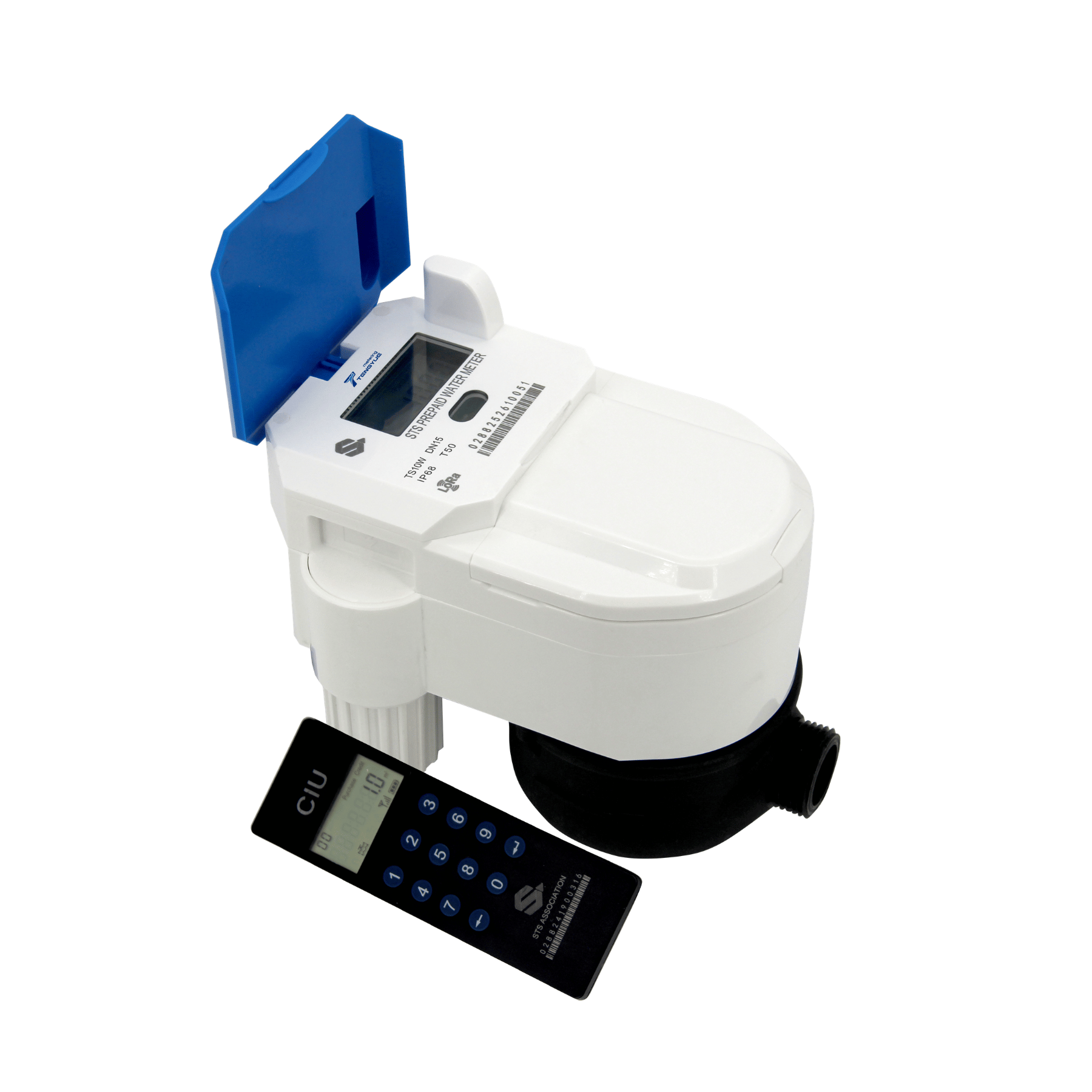 STS Brass Body Prepaid Water Meter DN15~25 - Imagen 2